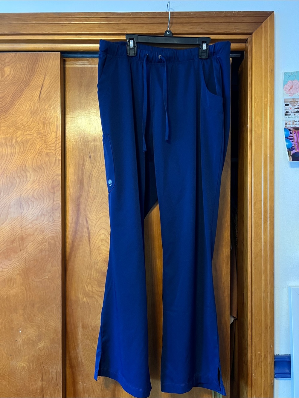 Navy Drawstring Women’s Scrub Pants - HH Works by Healing Hands